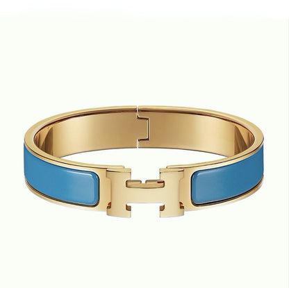 [AuraEcho Jewelry]H BRACELET TURQUOISE 12MM