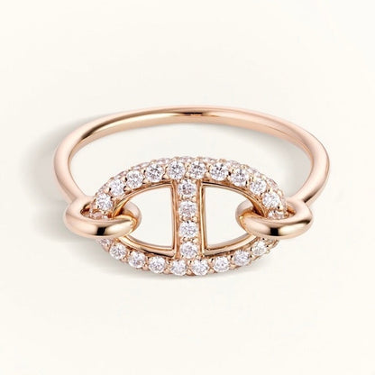 [AuraEcho Jewelry]RONDE SMALL DIAMOND RING