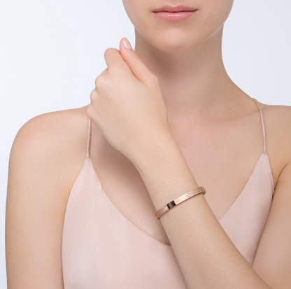 [AuraEcho Jewelry]LOVE BRACELET 6.1MM 4 DIAMONDS