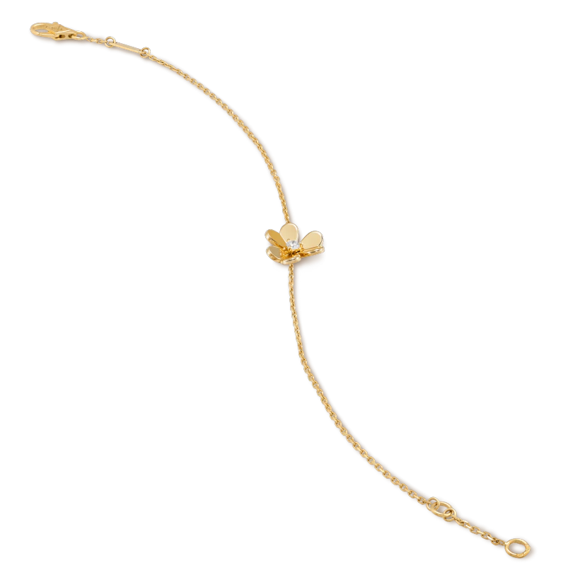 [AuraEcho Jewelry]FRIVOLE GOLD FLOWER BRACELET