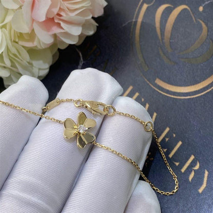 [AuraEcho Jewelry]FRIVOLE GOLD FLOWER BRACELET