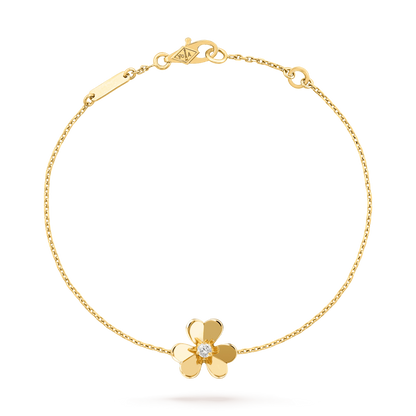 [AuraEcho Jewelry]FRIVOLE GOLD FLOWER BRACELET
