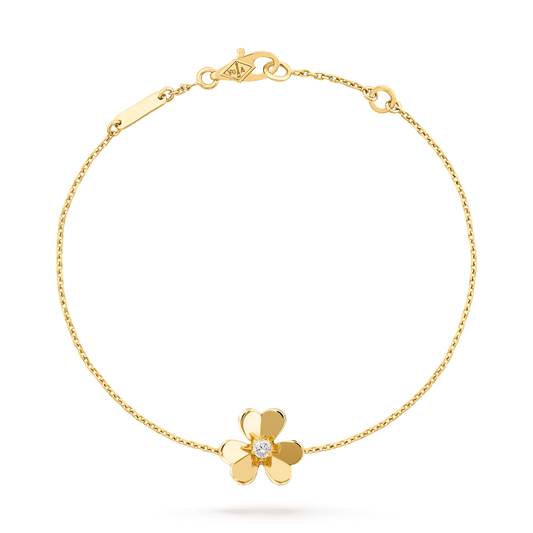 [AuraEcho Jewelry]FRIVOLE GOLD FLOWER BRACELET