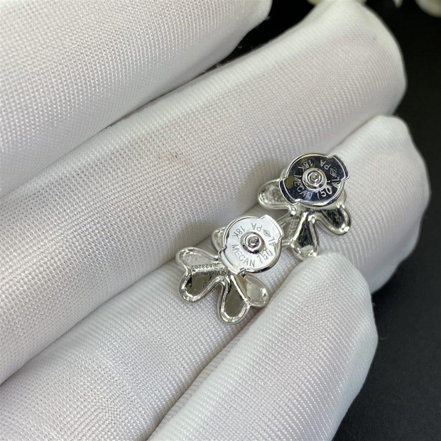 [AuraEcho Jewelry]FRIVOLE MINI SILVER FLOWER EARRINGS
