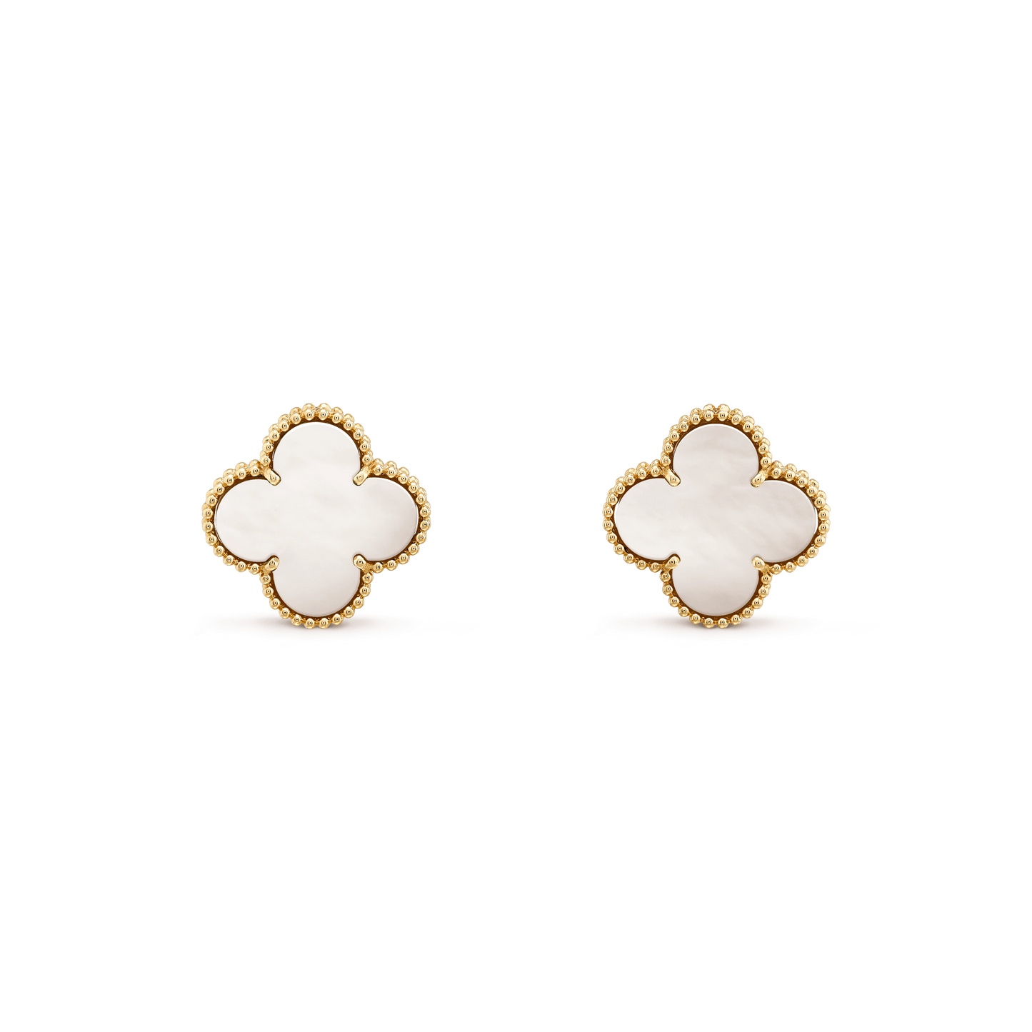 [AuraEcho Jewelry]CLOVER MINI GOLD EARRINGS