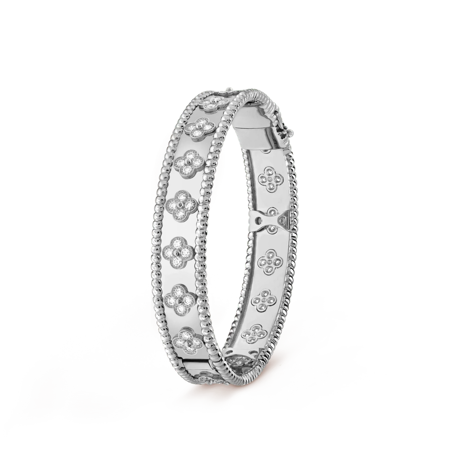 [AuraEcho Jewelry]CLOVER BRACELET 8MM DIAMONDS