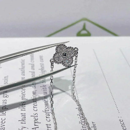 [AuraEcho Jewelry]CLOVER  SINGLE FLOWER BRACELET SILVER
