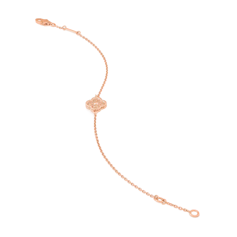[AuraEcho Jewelry]CLOVER SINGLE FLOWER BRACELET