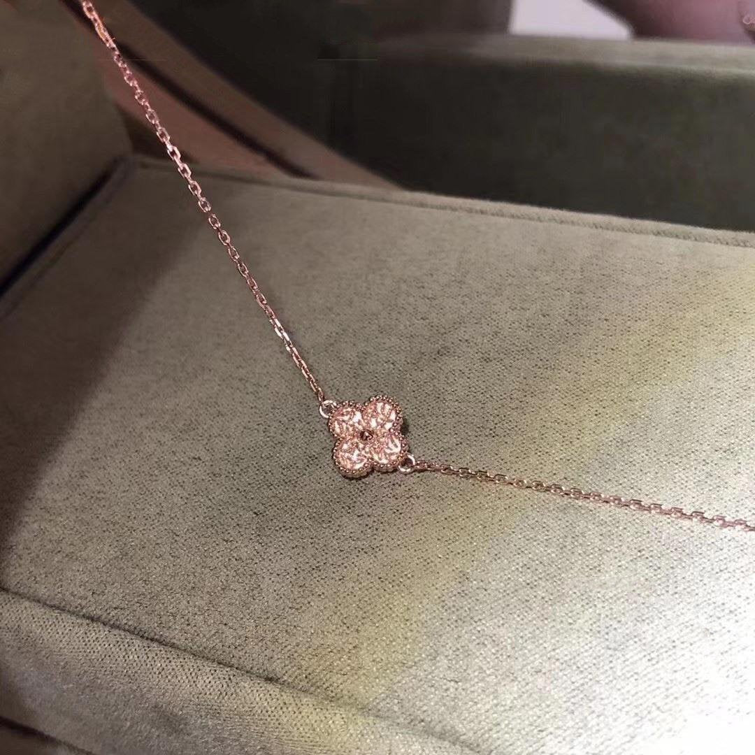 [AuraEcho Jewelry]CLOVER SINGLE FLOWER BRACELET