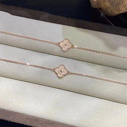 [AuraEcho Jewelry]CLOVER SINGLE FLOWER BRACELET