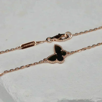 [AuraEcho Jewelry]BUTTERFLY ONYX  BUTTERFLY BRACELET