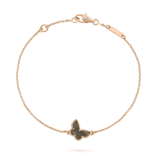 [AuraEcho Jewelry]BUTTERFLY ONYX  BUTTERFLY BRACELET