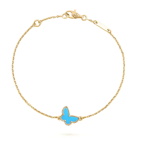 [AuraEcho Jewelry]BUTTERFLY TURQUOISE BUTTERFLY BRACELET