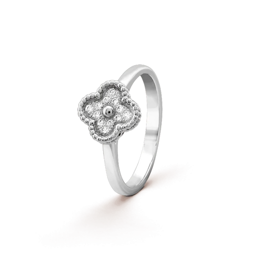 [AuraEcho Jewelry]CLOVER DIAMOND RING