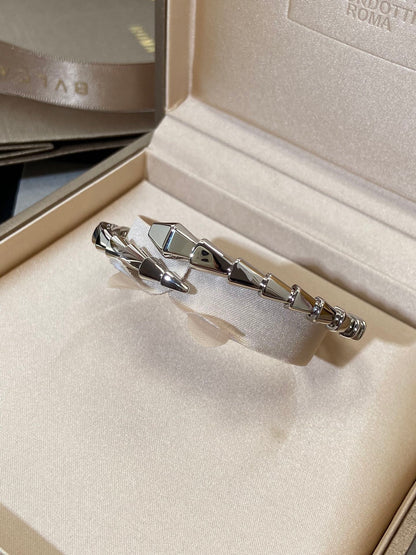[AuraEcho Jewelry]SERPENTI VIPER SILVER BRACELET