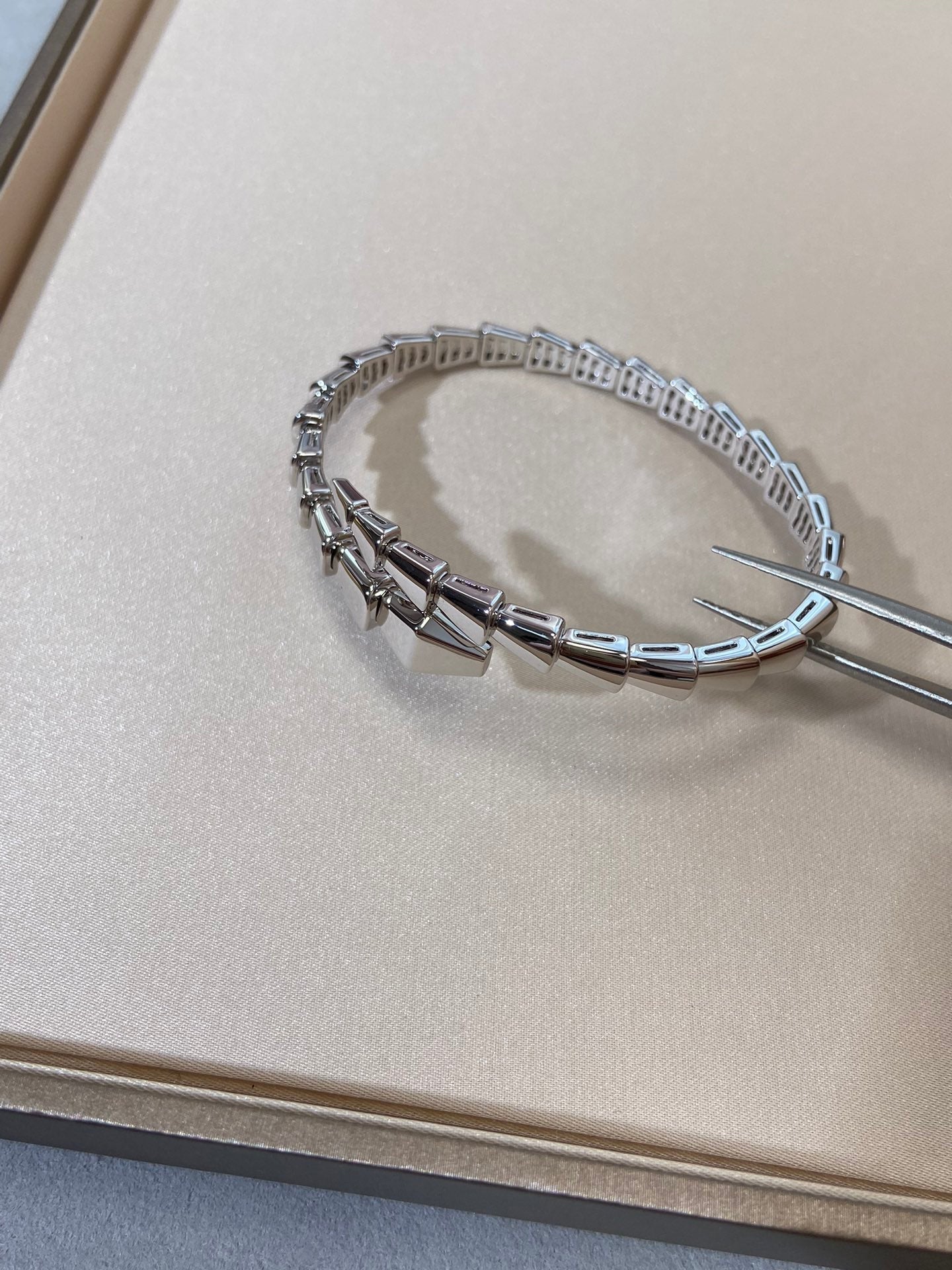 [AuraEcho Jewelry]SERPENTI VIPER SILVER BRACELET