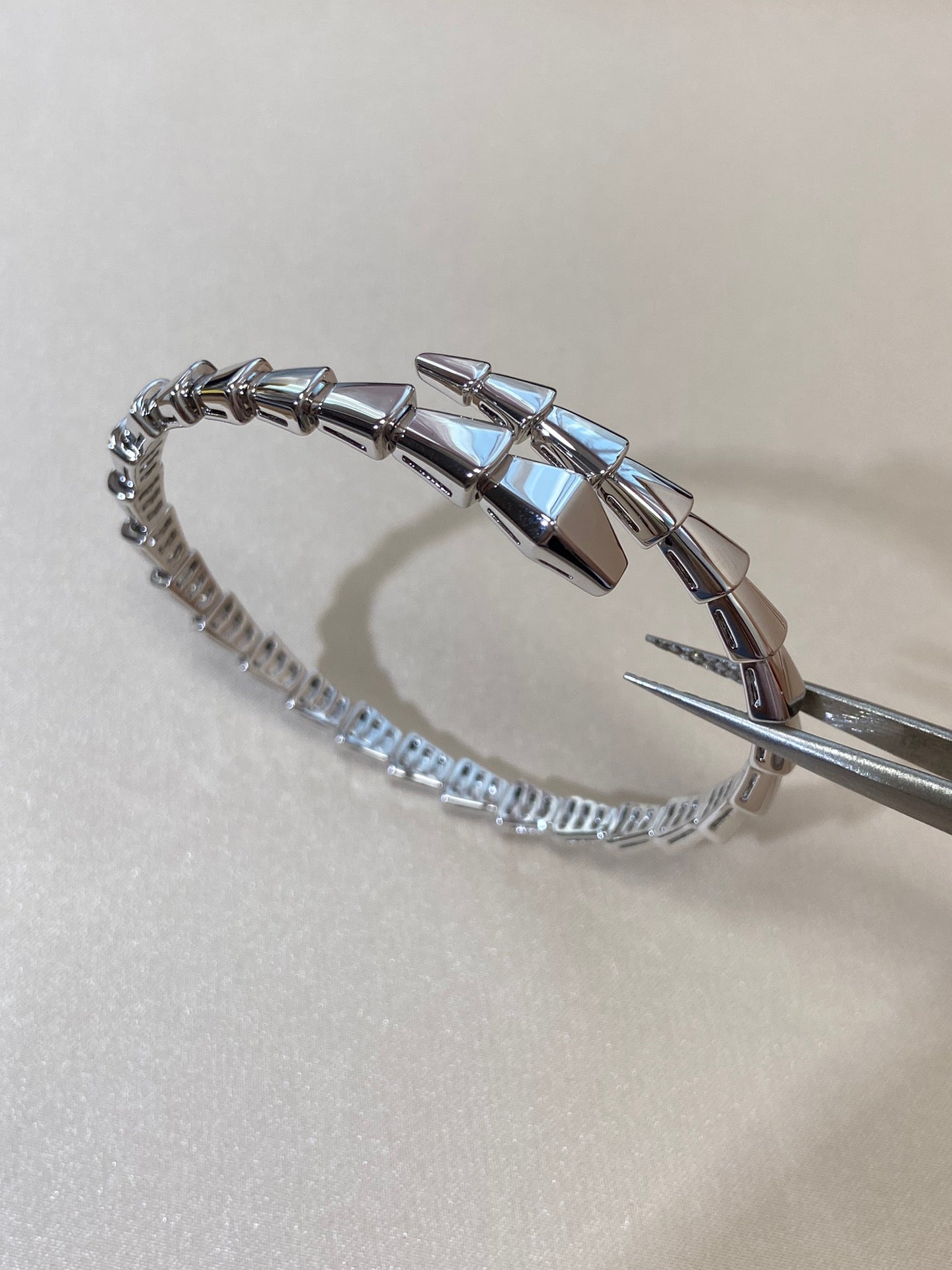 [AuraEcho Jewelry]SERPENTI VIPER SILVER BRACELET
