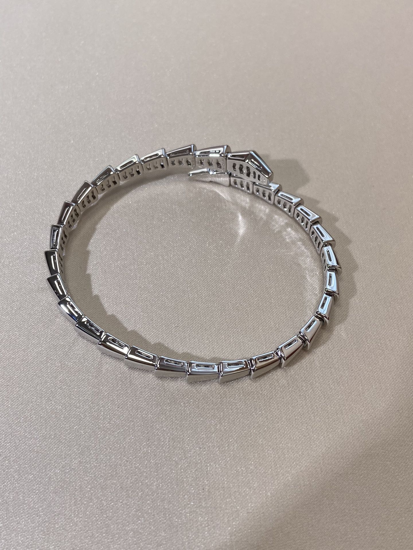 [AuraEcho Jewelry]SERPENTI VIPER SILVER BRACELET