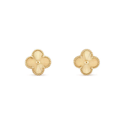 [AuraEcho Jewelry]CLOVER MEDIUM 1 MOTIFS LASER EARRINGS