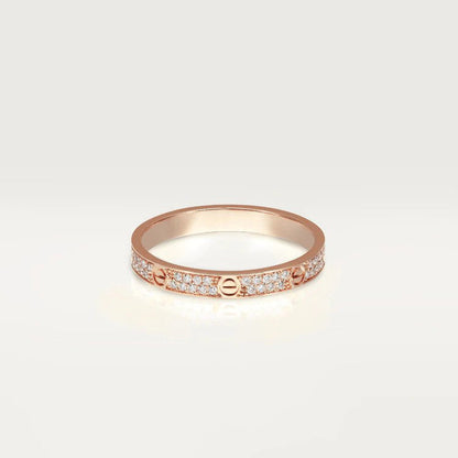 [AuraEcho Jewelry]LOVE RING 2.65MM DIAMOND