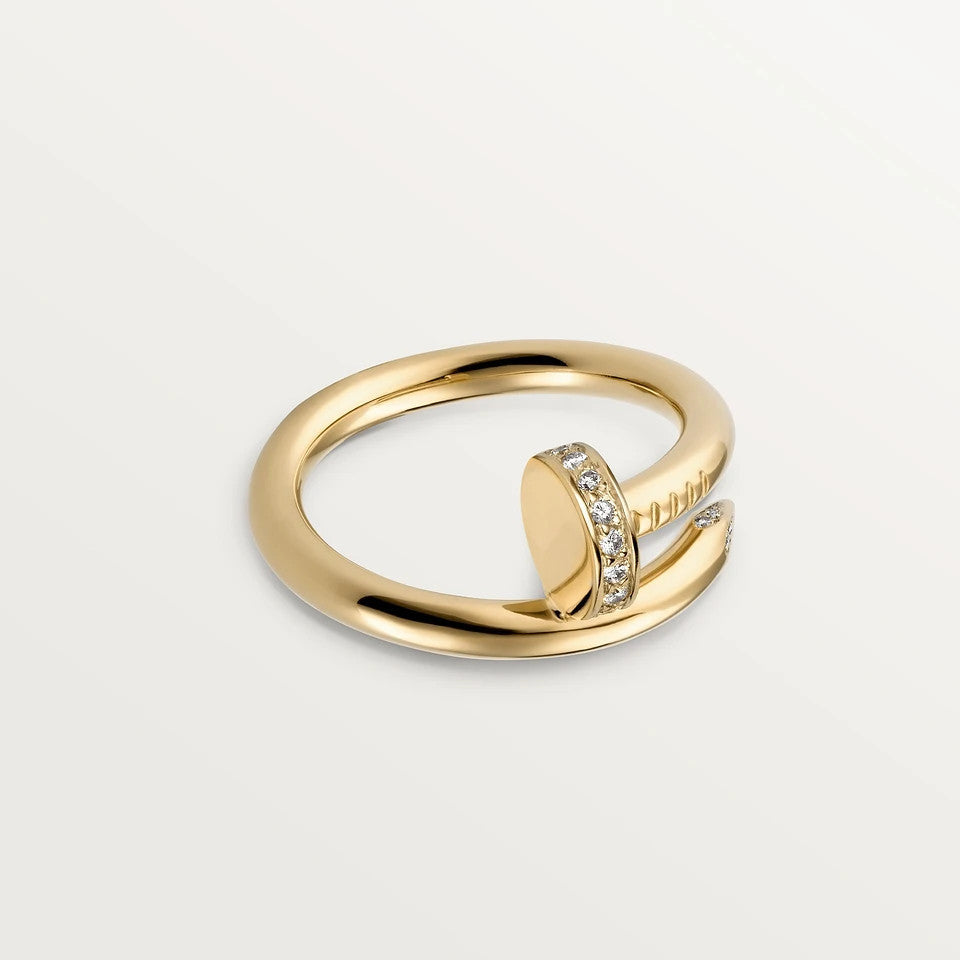 [AuraEcho Jewelry]JUSTE RING 2.65MM GOLD DIAMOND
