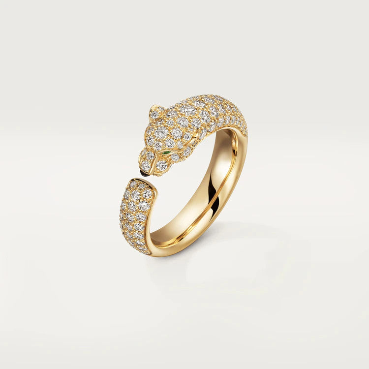 [AuraEcho Jewelry]PANTHERE PINK GOLD DIAMOND RING