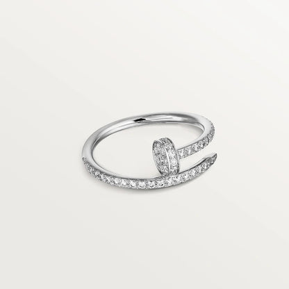 [AuraEcho Jewelry]JUSTE RING 1.8MM SILVER DIAMONDS